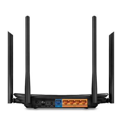 TP-LINK Archer C6 | Draadloze Router | AC1200 Dual-band (2,4 GHz / 5 GHz) | Gigabit Ethernet | Zwart - Matmuis - Matmuis