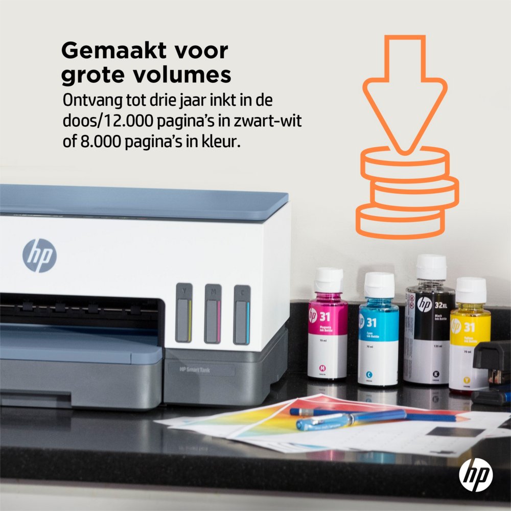 HP Smart Tank 7006 | All-in-One Inkjetprinter | 4800 x 1200 DPI | Wi-Fi | Kleur - Matmuis - Matmuis