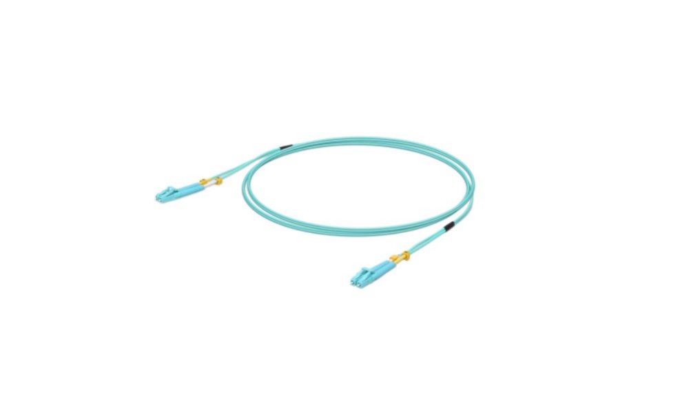 Ubiquiti Networks UniFi ODN | 0,5 m Glasvezelkabel | LC naar LC | OM3 | Aqua