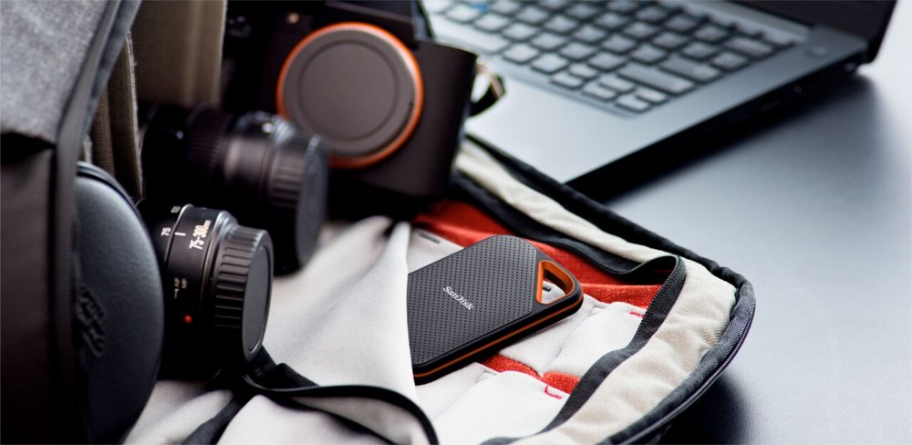 SanDisk Extreme PRO Portable | Externe SSD | 2000GB | USB 3.2 | Zwart | Compact & Robuust - Matmuis