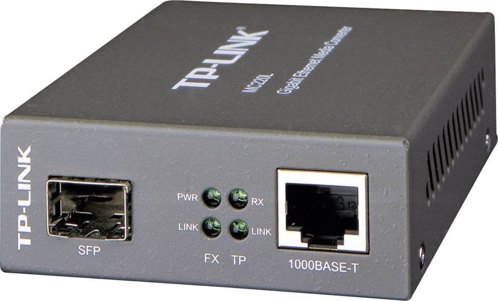 TP-Link MC220L | Gigabit Ethernet | Media Converter | 1000 Mbit/s - Matmuis - Matmuis