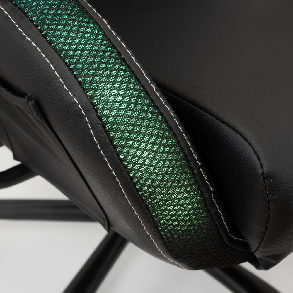 White Shark INDIANAPOLIS | Gamestoel met RGB-verlichting | Belastbaar tot 120 kg - Matmuis - Matmuis