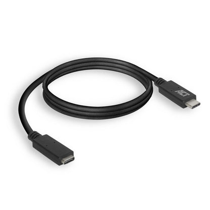 ACT AC7412 | USB 3.2 Gen 1 Kabel | USB-C naar USB-C | 2m | Zwart - Matmuis - Matmuis