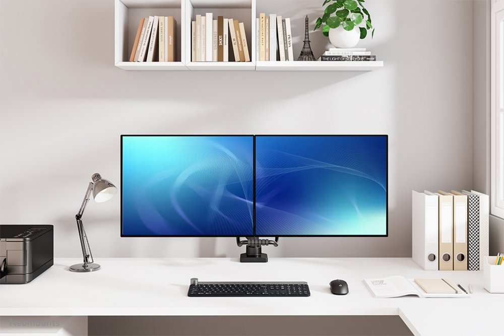 Neomounts Newstar DS75-450BL2 | In Hoogte Verstelbare Monitor-bureaubeugel | Tot 32