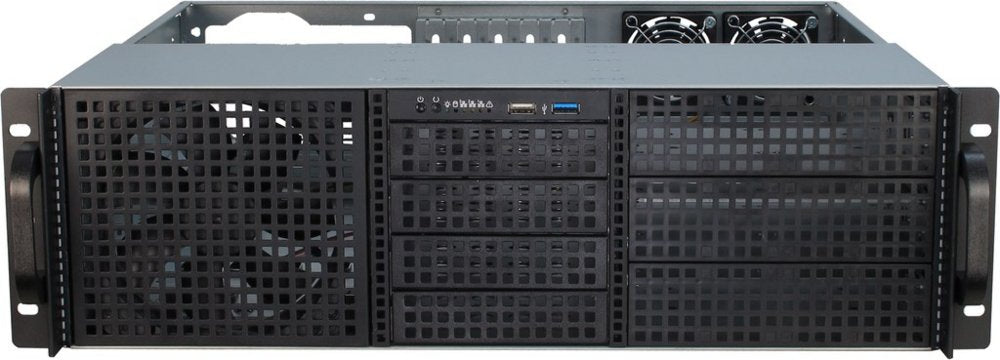 Inter-Tech 3U-30240 | Server Rack Case | Zwart - Matmuis