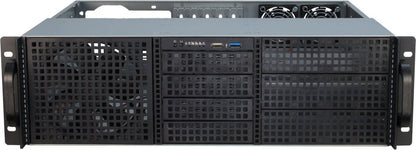 Inter-Tech 3U-30240 | Server Rack Case | Zwart - Matmuis