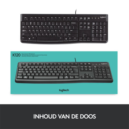Logitech K120 | Zakelijk Bedraad Toetsenbord | QWERTY - Matmuis - Matmuis