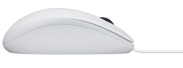 Logitech B100 | Bekabelde Muis | Links- en Rechtshandig | USB-A | 800 DPI | Wit - Matmuis - Matmuis