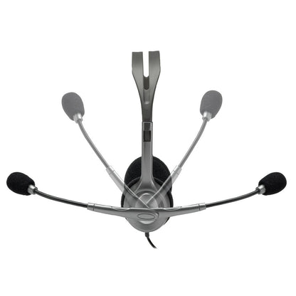 Logitech H111 | On-Ear Bedrade 3,5mm Koptelefoon met Microfoon | Grijs - Matmuis - Matmuis