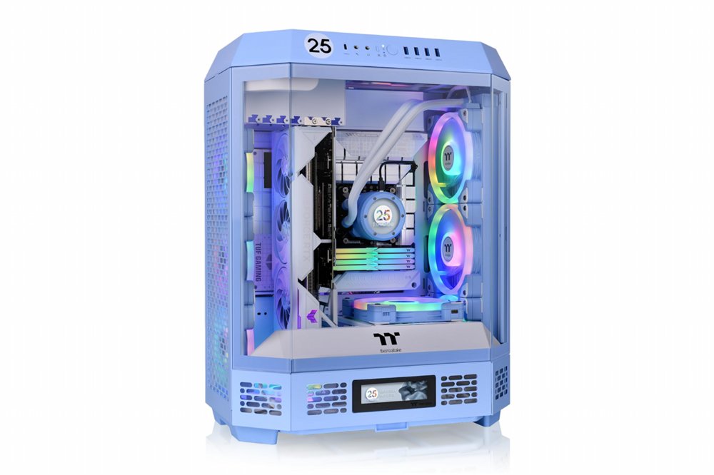 Thermaltake The Tower 600 Hydrangea Blue | Mid Tower Case | Blauw (CA-1Z1-00MFWN-00) - Matmuis