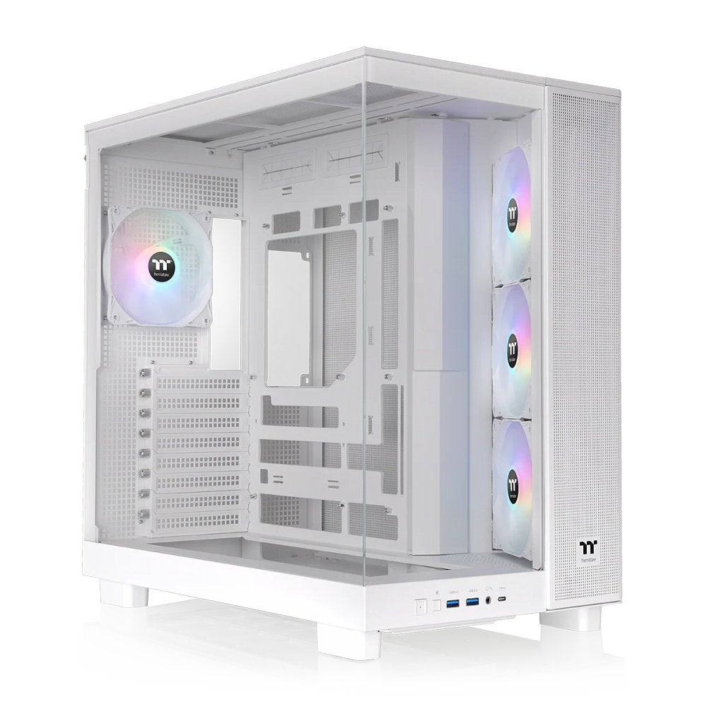 Thermaltake View 380 XL TG ARGB | Mid Tower Case | Snow (CA-11E-00M6WN-00) - Matmuis