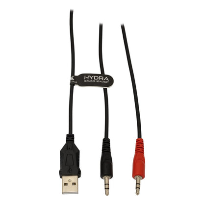 Baracuda HYDRA RGB Rainbow | Gaming Headset 3,5mm & USB | Wit - Matmuis - Matmuis