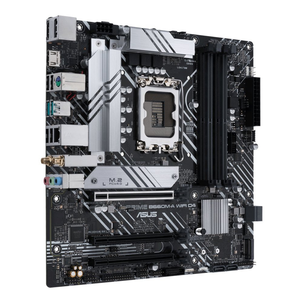 ASUS PRIME B660M-A WIFI D4 | Socket LGA 1700 | Intel B660 | 4xDDR4 | Micro-ATX | Moederbord - Matmuis - Matmuis