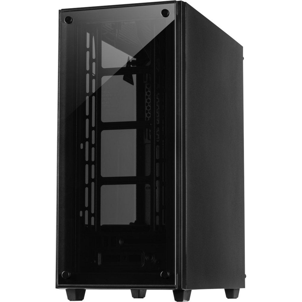 Inter-Tech C-303 Mirror | Tower Case | Zwart - Matmuis