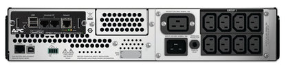 APC Smart-UPS SMT2200RMI2UNC | 2200 VA / 1980 W | 2U Rackmount | 8x IEC C13 & 2x IEC C19 Stopcontacten | Zuivere Sinusgolf | AVR Spanningsregeling | LCD-scherm | Ingebouwde Netwerkkaart - Matmuis