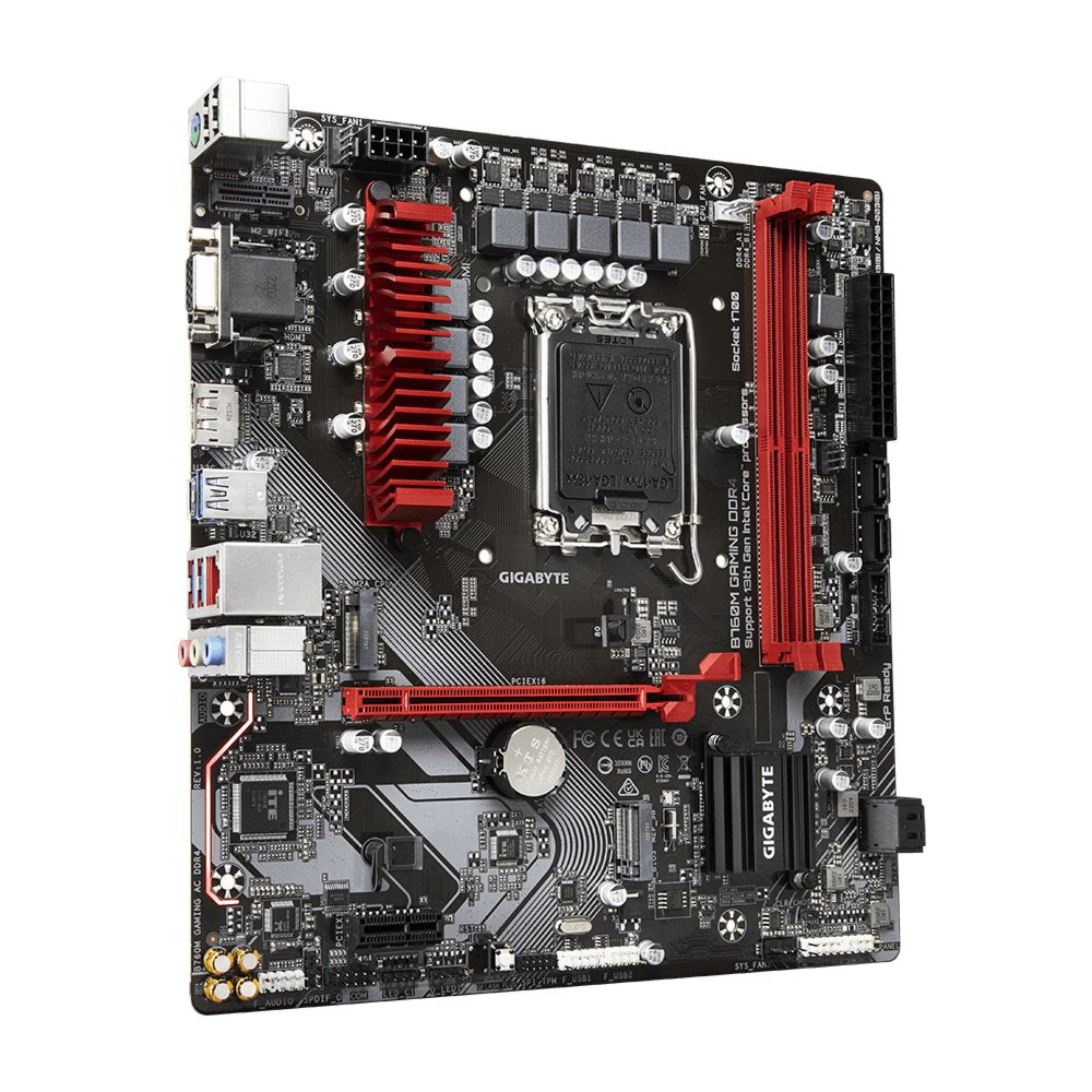 Gigabyte B760M GAMING DDR4 | Socket LGA 1700 | Intel B760 | 4xDDR4 | Micro-ATX | Moederbord - Matmuis - Matmuis