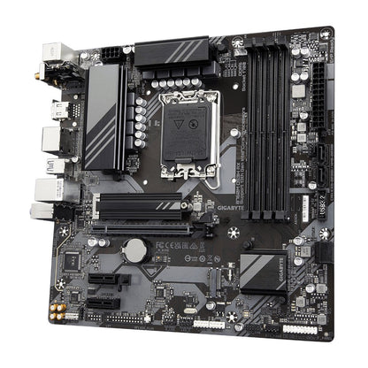 Gigabyte B760M DS3H AX (rev. 1.x) | Socket LGA 1700 | Intel B760 | 4xDDR5 | Micro-ATX | Moederbord - Matmuis - Matmuis