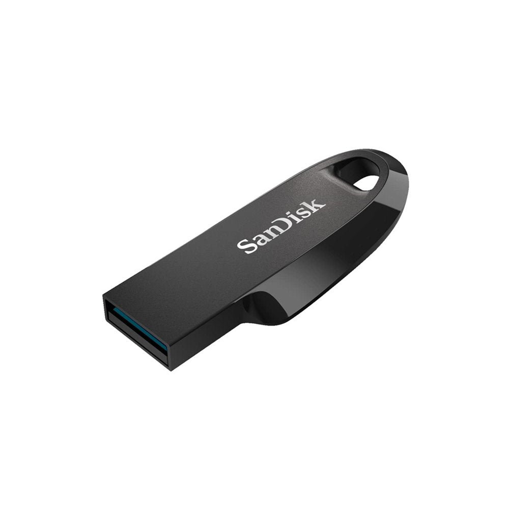 SanDisk Ultra Curve SDCZ550 | USB Stick 512GB | USB 3.2 Gen 1 | Tot 100 MB/s | Zwart