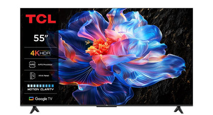 TCL 55P6K 55" | 4K UHD Smart TV | Google TV | HDR10 | Zwart