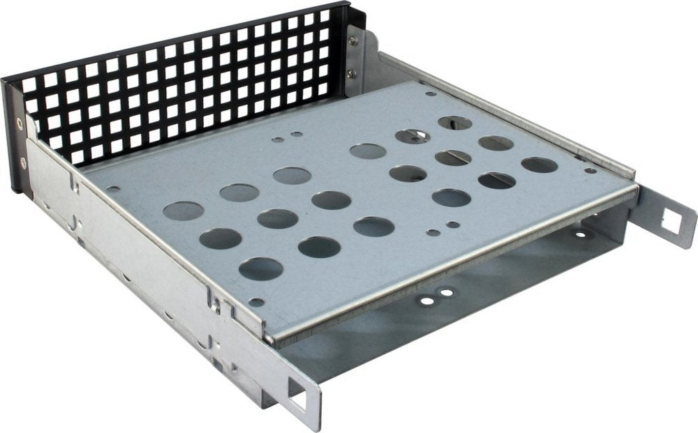 Inter-Tech IPC 1U-10255 | Server Rack Case | Zwart - Matmuis