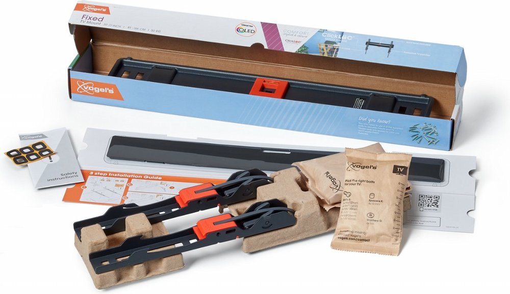 Vogel's Comfort TVM3405 SP | Vaste TV-beugel voor OLED | 32-77" | max 50kg | VESA 400x200
