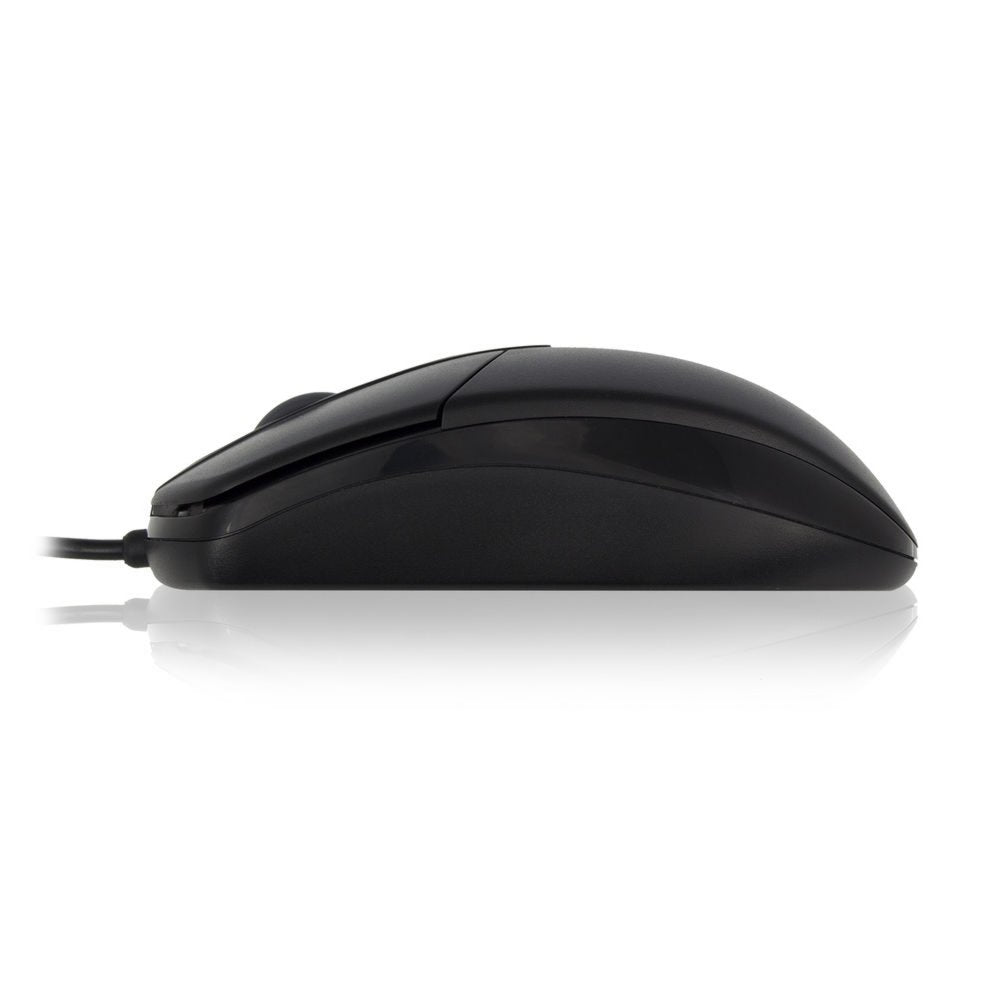 ACT AC5005 | Bedrade Muis | Links- en Rechtshandig | USB-A | 1000 DPI | Zwart - Matmuis - Matmuis