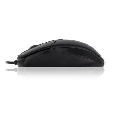 ACT AC5005 | Bedrade Muis | Links- en Rechtshandig | USB-A | 1000 DPI | Zwart - Matmuis - Matmuis
