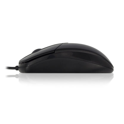 ACT AC5005 | Bedrade Muis | Links- en Rechtshandig | USB-A | 1000 DPI | Zwart - Matmuis - Matmuis