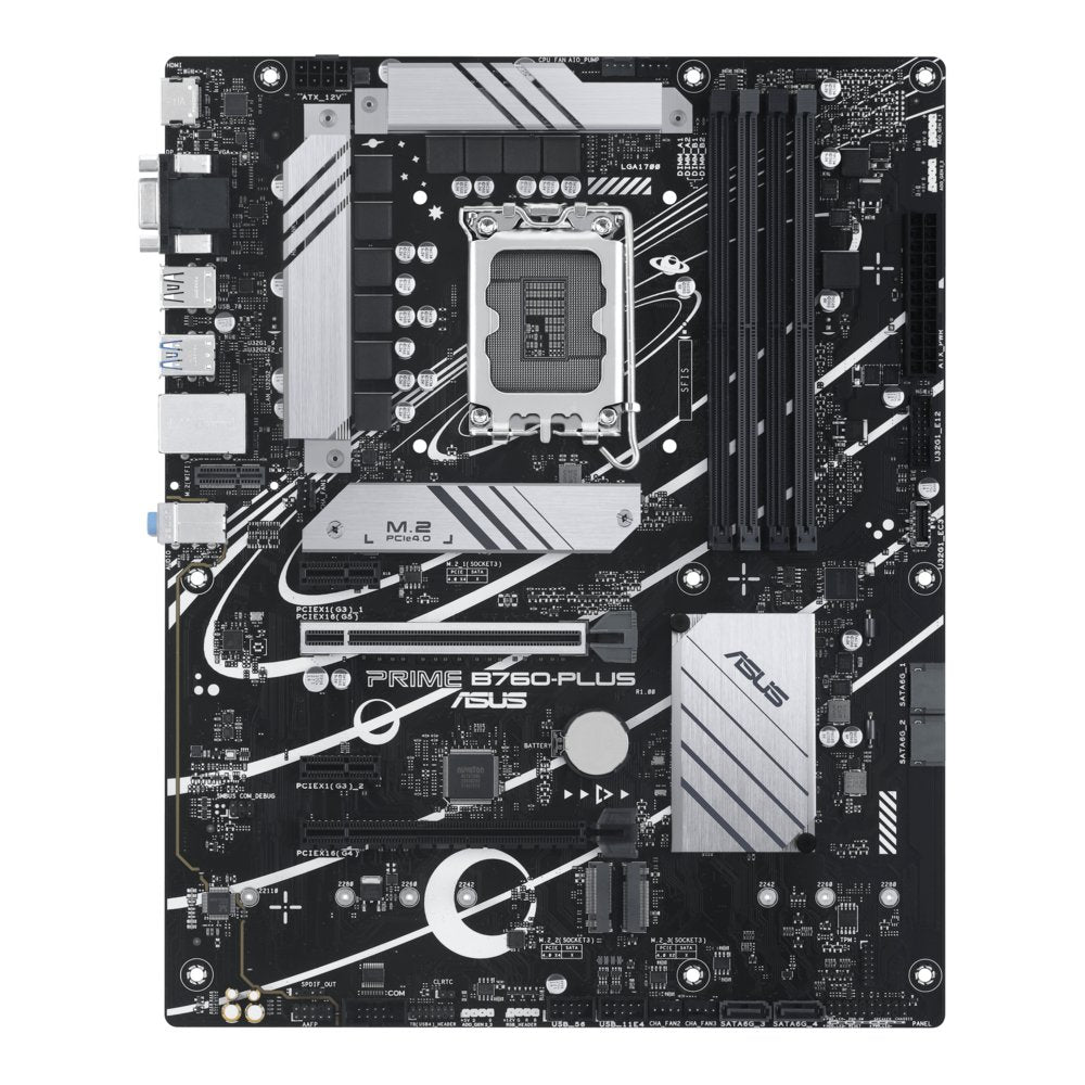 ASUS PRIME B760-PLUS | Socket LGA 1700 | Intel B760 | 4xDDR5 | ATX | Moederbord - Matmuis - Matmuis