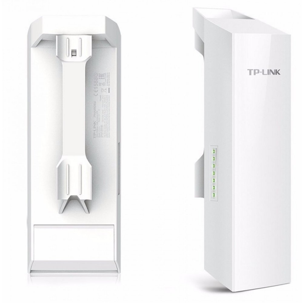 TP-Link CPE210 | WiFi 4 (802.11n) Outdoor Access Point | 300 Mbit/s | PoE (met Adapter) | Inclusief Mastmontagebeugel - Matmuis