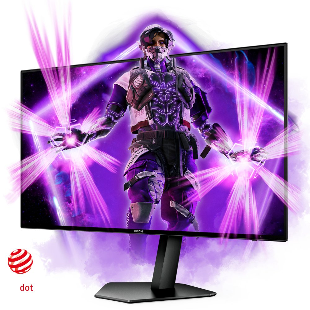 AOC AGON PRO AG276QZD 27" | 2560x1440 QHD OLED | 240Hz | 0.03ms | HDR10 | G-Sync Compatible | Gaming Monitor | Open Box - Matmuis