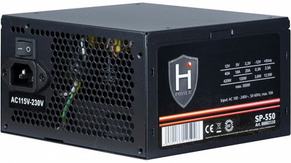 Inter-Tech HiPower SP-550 | 550 Watt ATX PSU | Niet Modulair | Power Supply | Voeding - Matmuis - Matmuis