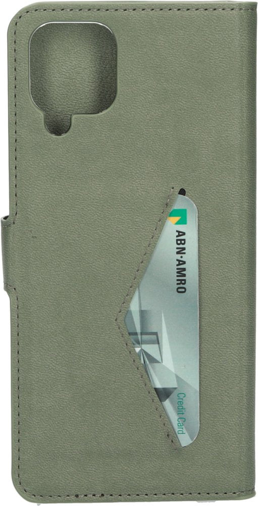 Mobiparts Classic Wallet Case | Samsung Galaxy A12 (2021) | Stone Green - Matmuis - Matmuis