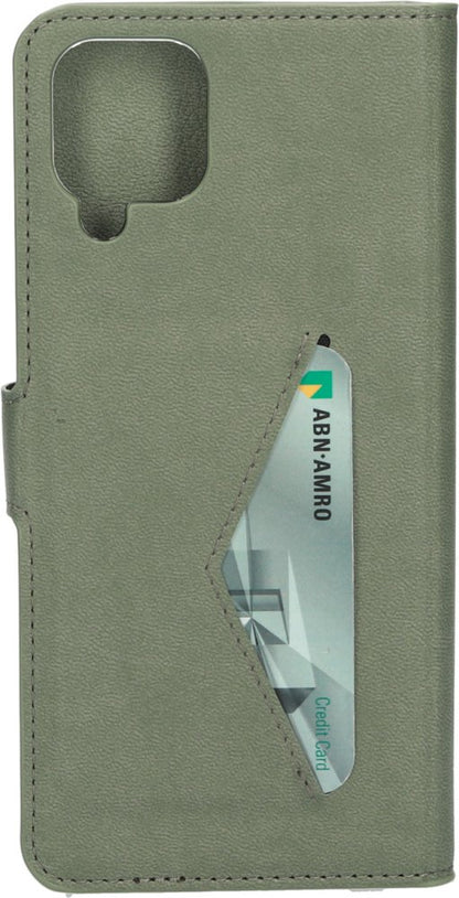 Mobiparts Classic Wallet Case | Samsung Galaxy A12 (2021) | Stone Green - Matmuis - Matmuis