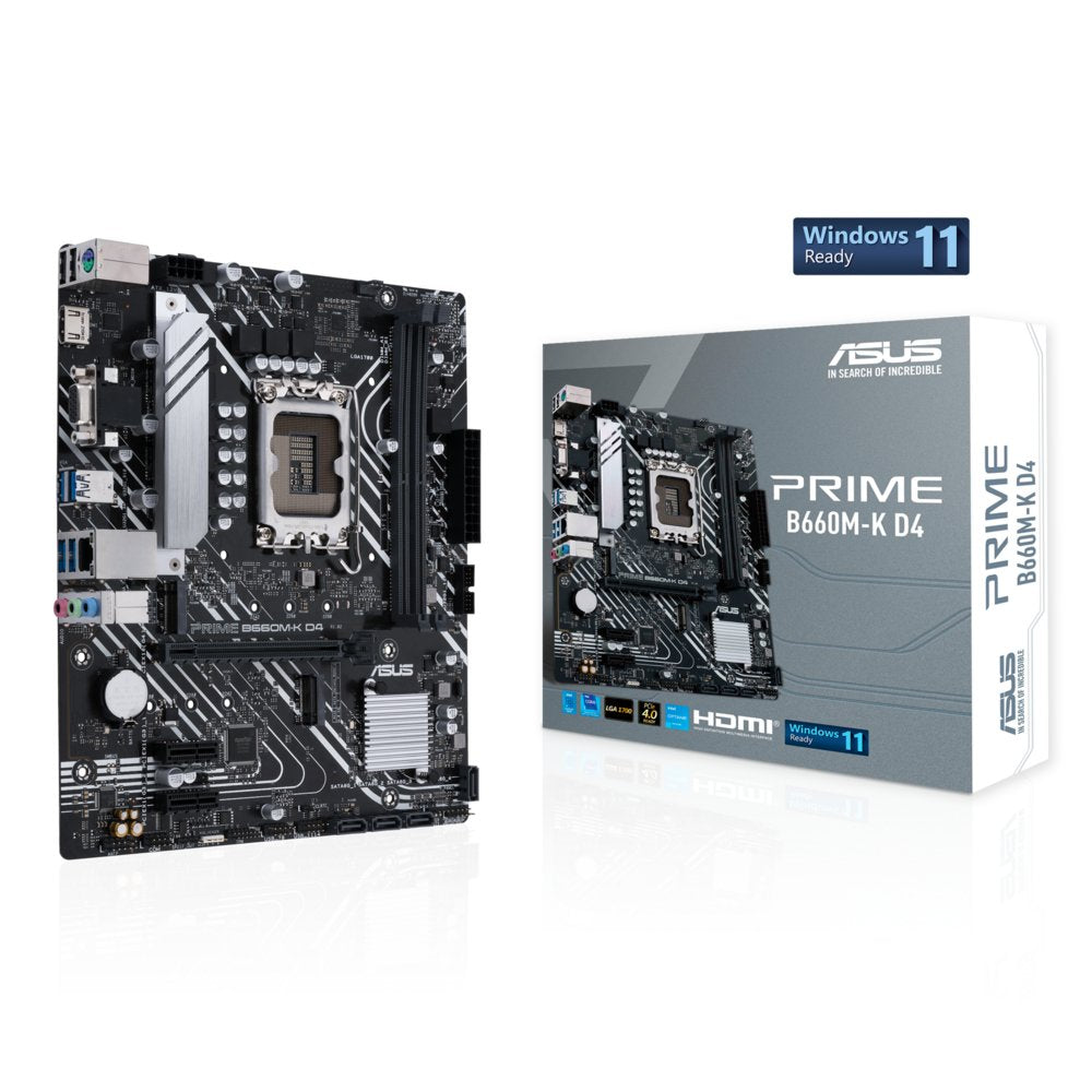 ASUS PRIME B660M-K D4 | Socket LGA 1700 | Intel B660 | 2xDDR4 | ATX | Moederbord - Matmuis - Matmuis