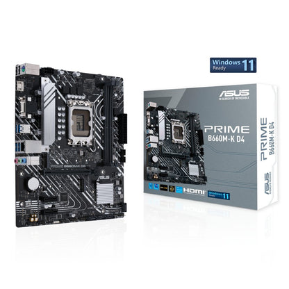ASUS PRIME B660M-K D4 | Socket LGA 1700 | Intel B660 | 2xDDR4 | ATX | Moederbord - Matmuis - Matmuis