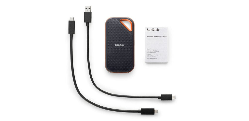 SanDisk Extreme PRO Portable | Externe SSD | 2000GB | USB 3.2 | Zwart | Compact & Robuust - Matmuis