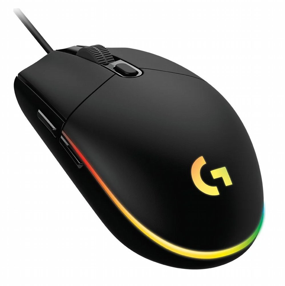 Logitech G102 LIGHTSYNC | 8000 DPI | 6 Knoppen | RGB | Bedrade Gamingmuis | Zwart