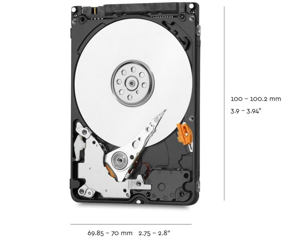 Western Digital Blue | 2TB 2.5" HDD | SATA III | 5400 rpm | 128MB Cache