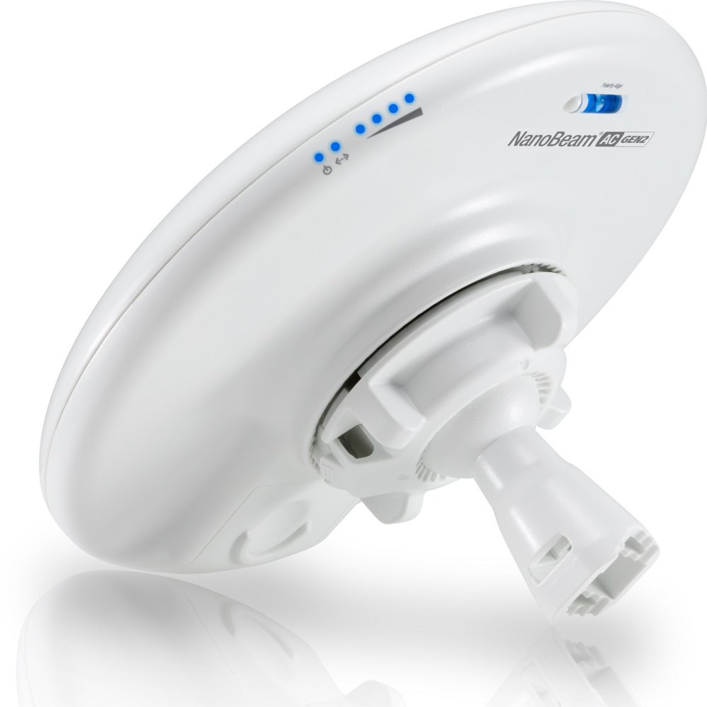 Ubiquiti NanoBeam 5AC Gen2 | Netwerkbrug | 450 Mbit/s | Wit - Matmuis - Matmuis