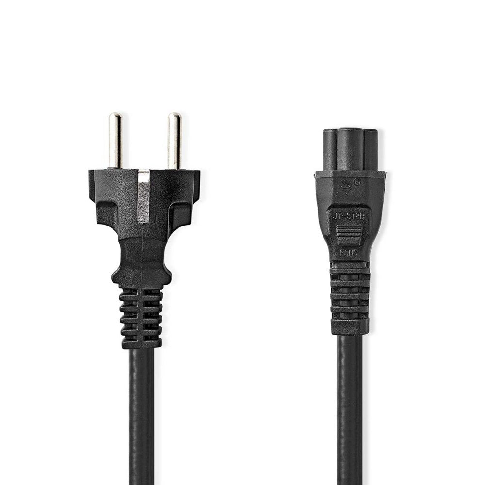 Nedis CEGL10130BK20 | Elektriciteitssnoer | 2 m | CEE 7/17 naar CEE 16/5 | Zwart - Matmuis - Matmuis