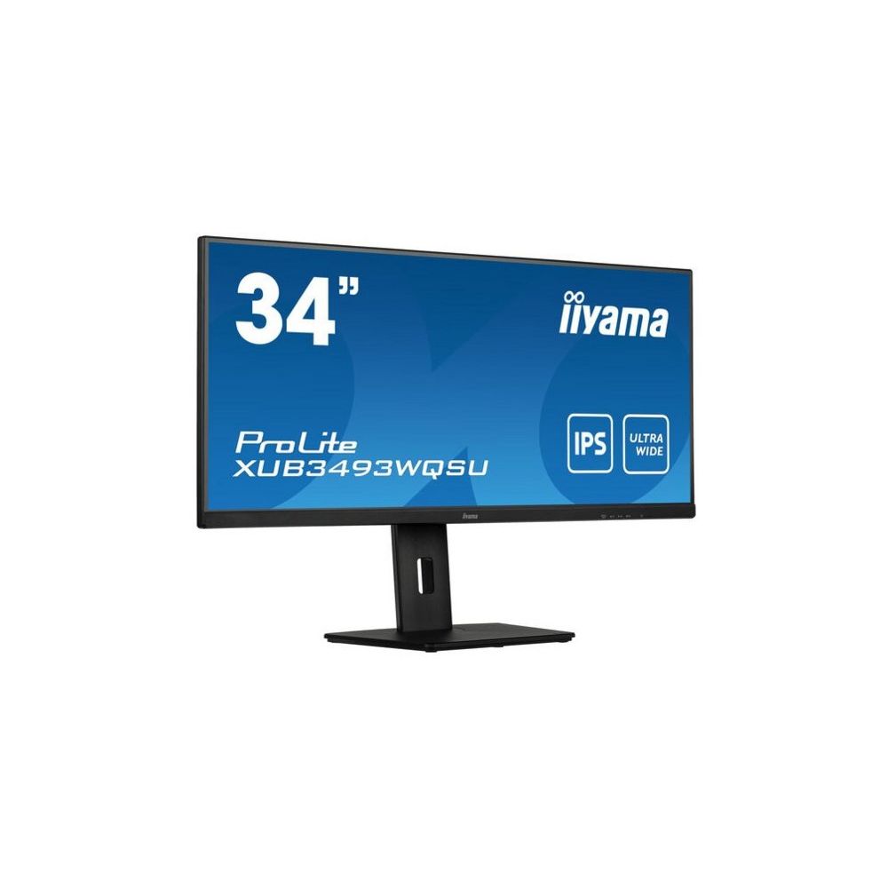 iiyama ProLite XUB3493WQSU-B5 34" | 3440x1440 UWQHD IPS | 75Hz | 4ms | 21:9 Ultrawide | USB-Hub | Monitor | RENEWED - Matmuis
