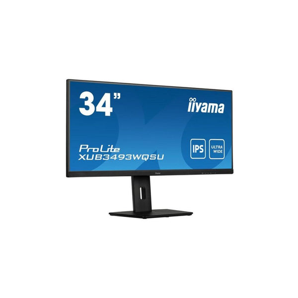 iiyama ProLite XUB3493WQSU-B5 34" | 3440x1440 UWQHD IPS | 75Hz | 4ms | 21:9 Ultrawide | USB-Hub | Monitor | RENEWED