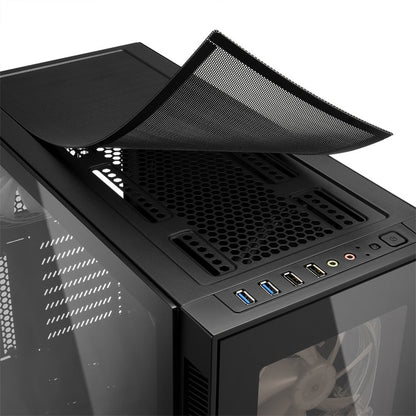 Sharkoon TG5 Pro RGB | Midi Tower Case | Zwart - Matmuis