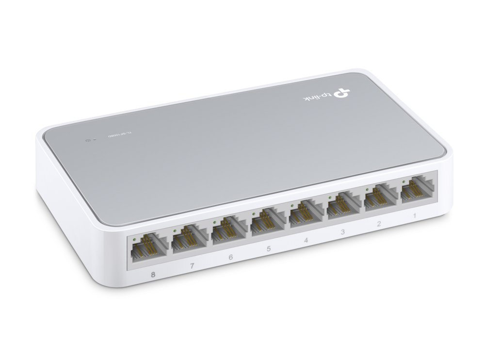 TP-Link TL-SF1008D | 8-Poorts 10/100 Mbps Desktop Switch | Unmanaged
