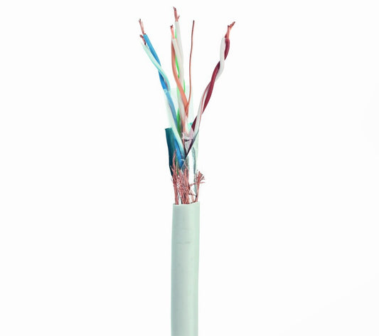 Gembird SF/UTP Cat 5E Netwerkkabel | 305 m | Grijs - Matmuis