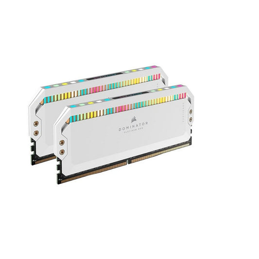 Corsair Dominator Platinum RGB Wit | 32GB 2x16GB DDR5 | 6200MHz | DIMM | CL36 | Geheugenmodule | RAM - Matmuis - Matmuis