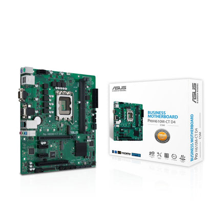 ASUS PRO H610M-C D4-CSM | Socket LGA 1700 | Intel H610 | 2xDDR4 | Micro-ATX | Moederbord - Matmuis - Matmuis