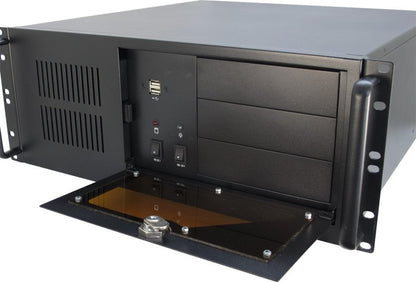 Inter-Tech IPC 4U-4088-S | Server Rack Case | Zwart - Matmuis