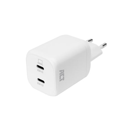 ACT AC2175 | 100W USB-C-lader | 2× USB-C | Power Delivery 3.2 | PPS & AVS | GaNFast